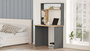 Hanah Home Br2-Aa Escritorio de Estudio Pino Atlántico y Antracita